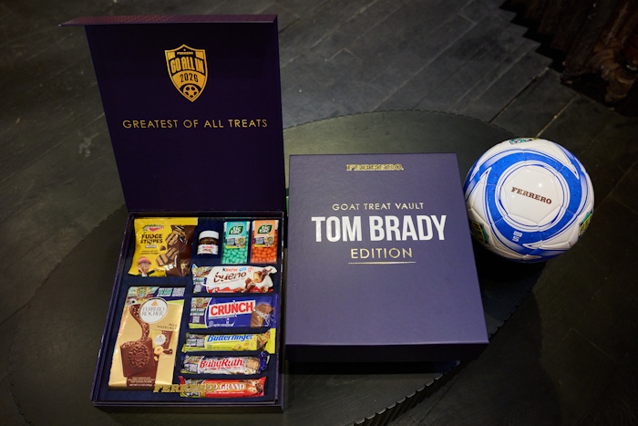 Tom Brady and Ferrero GOAT