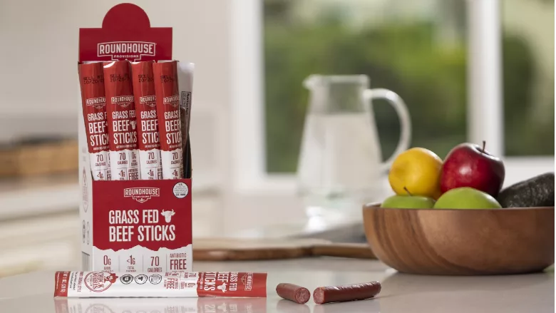 Roundhouse Provisions Grass fed Beef Sticks