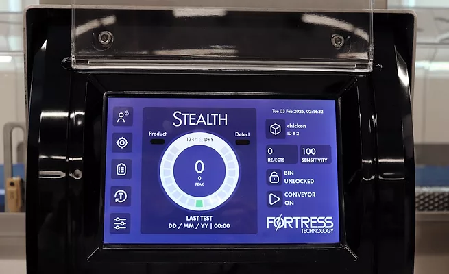 Fortress Technology launches food metal detector interface