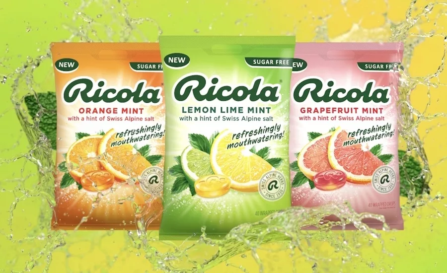 Ricola expands beyond cold season, launches citrus drops