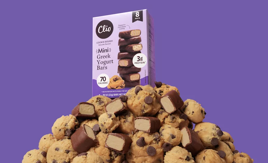 Clio introduces Cookie Dough Mini Greek Yogurt Bars