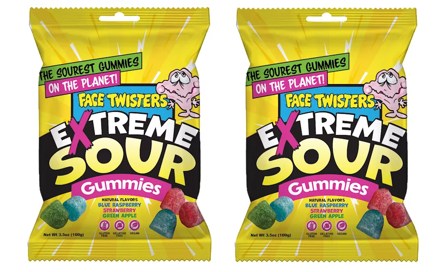 Face Twisters debuts Extreme Sour Pectin Gummies