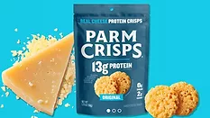 Image of ParmCrisps' new packaging.