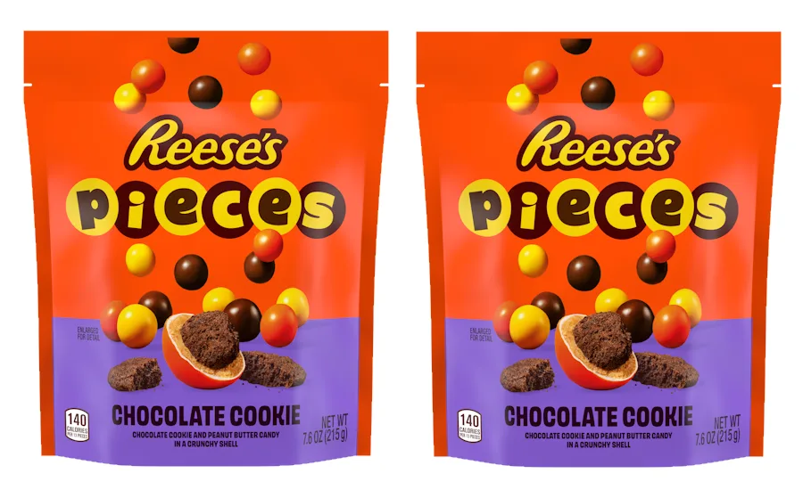 Reese's Pieces pops out new variety, Chocolate Cookie Candy
