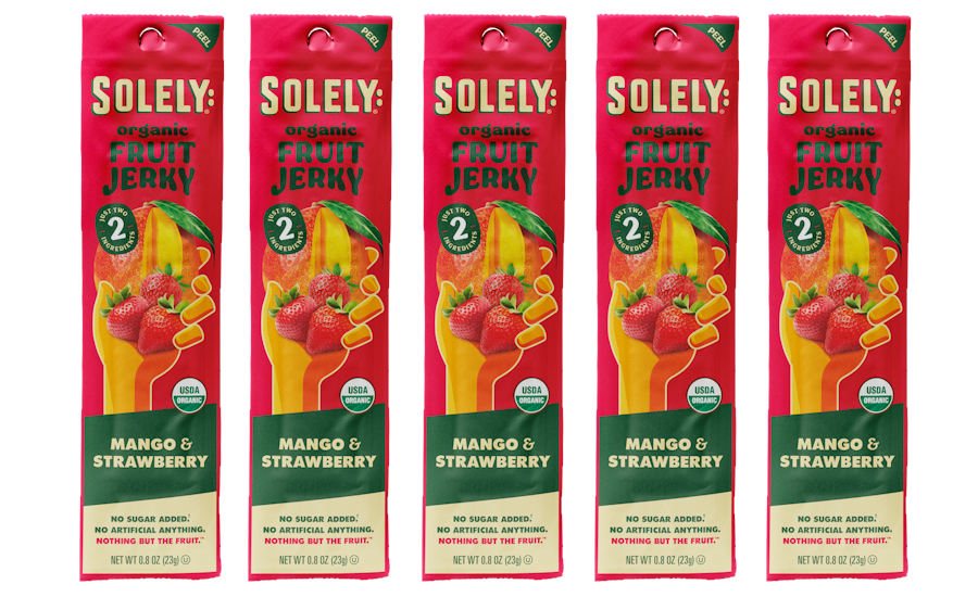 Solely Mango Strawberry Fruit Jerky — product image
