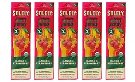 Solely debuts Mango Strawberry Fruit Jerky