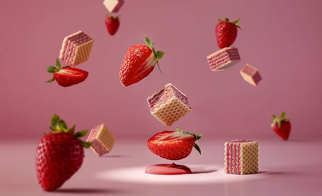 Loacker's Quadratini Strawberry Wafers expand to H-E-B