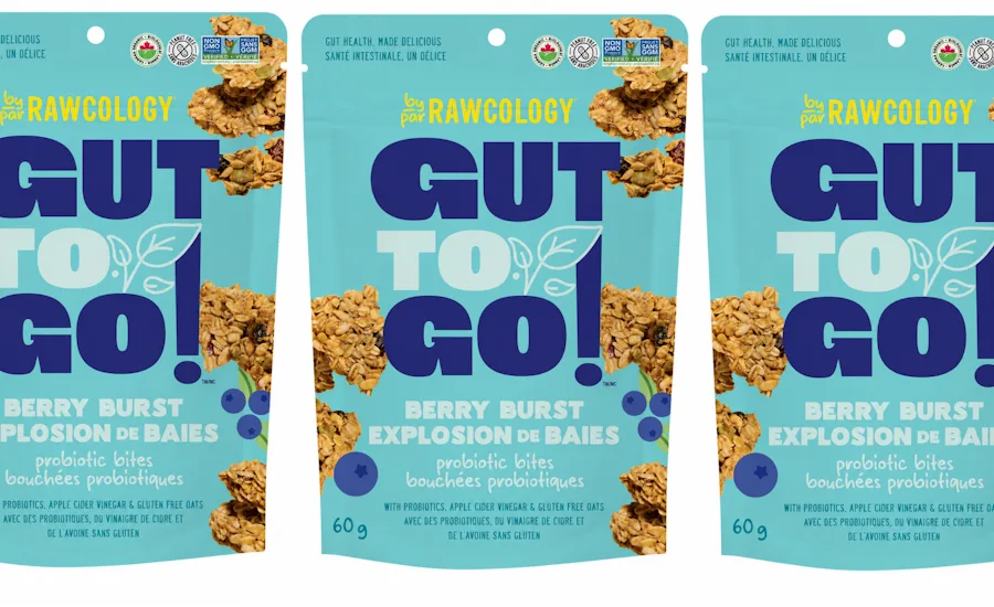 Rawcology reformulates granola snack bites, relaunching as Gut To Go