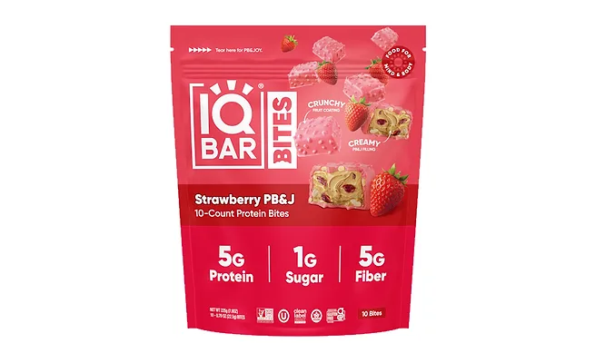 IQBAR launches Strawberry PB&J Protein Bites at Target