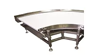 Eaglestone Equipment constant turn horizontal food conveyor Eaglestone Equipment constant turn horizontal food conveyor