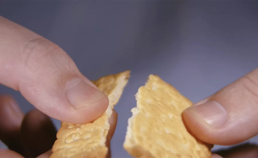 Crunchy snack food