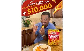 Cheez-It Snapd and comedian Alfonso Riberio help 'snap' Americans out of their lunch rut with new contest