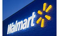 Walmart store exterior at night