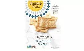 Simple Mills issues voluntary recall on Fine Ground Sea Salt Almond Flour Crackers due to presence of undeclared milk