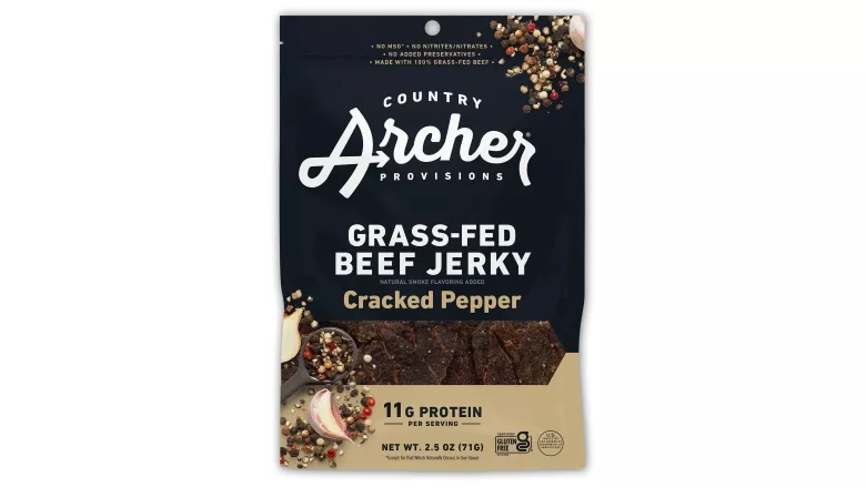 Country Archer Provisions Cracked Pepper Beef Jerky and Teriyaki Style Pork Sticks