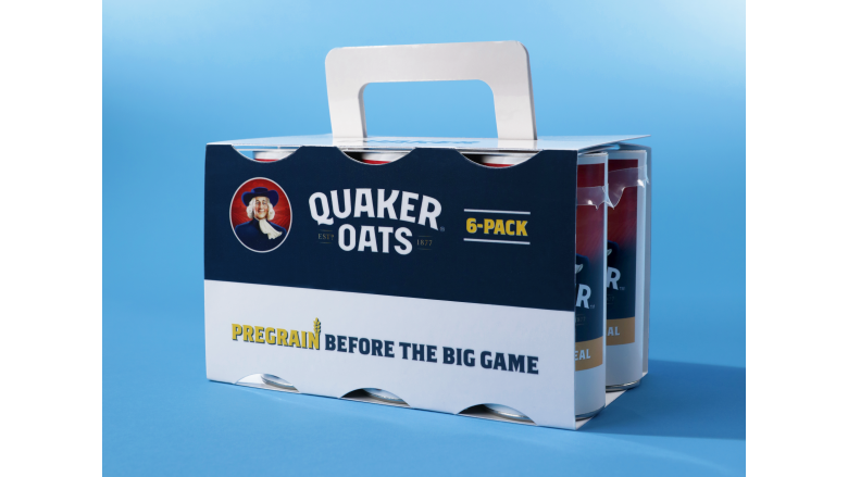 Quaker invites fans to "pregrain" ahead of the Big Game with 6-pack sweepstakes