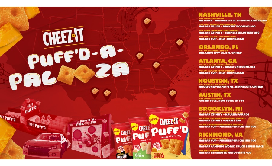 Cheez-It Puff'd hits the road with 'Cheez-It Puff'd a Pallooza' mobile tour