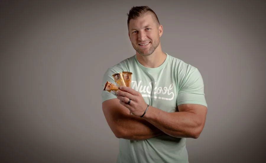 Low-sugar snacking brand NuSkool Snacks hires Tim Tebow as CMO