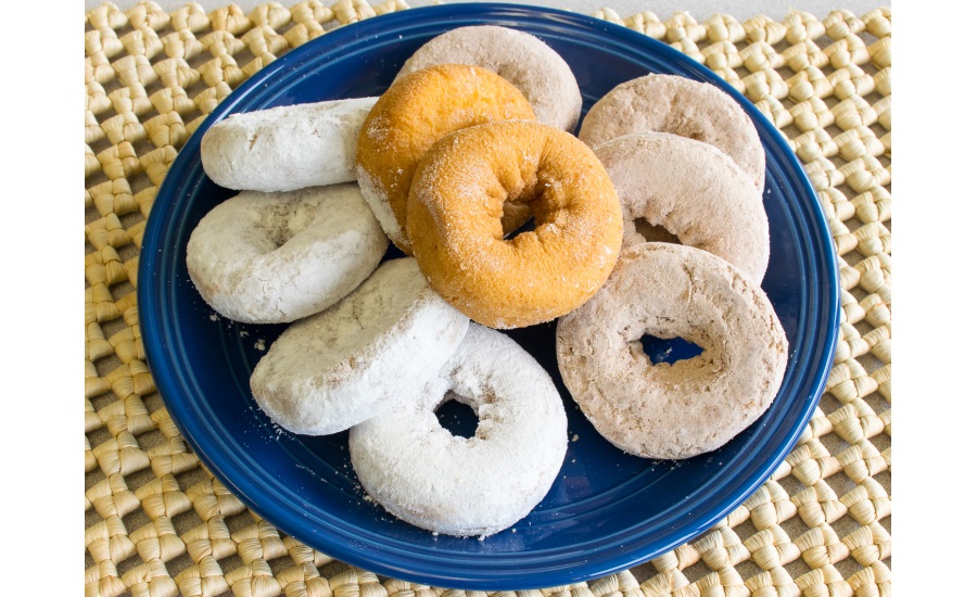 Plate of doughnuts