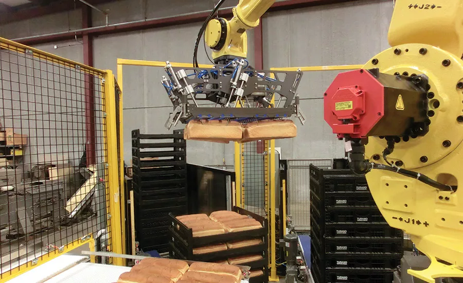 Robotic equipment brings efficiencies to bakeries, snack facilities