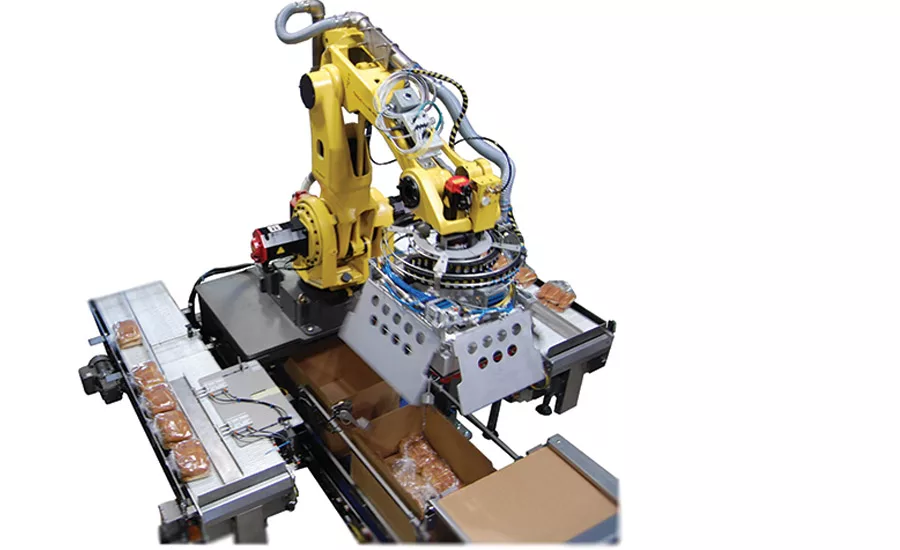 Robotic stackers and loaders improve end-of-line efficiency