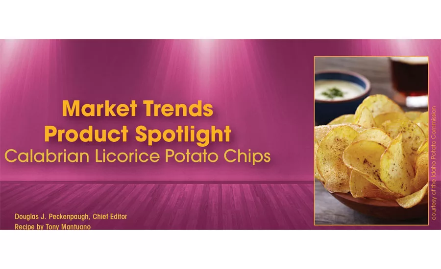Calabrian Licorice Potato Chips