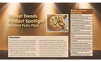 almond pesto pizza almond pesto pizza