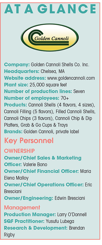 Golden Cannoli expands into new categories with innovative cannoli products