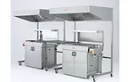 Flexible griddles and fryers for snacks and frozen breakfast foods