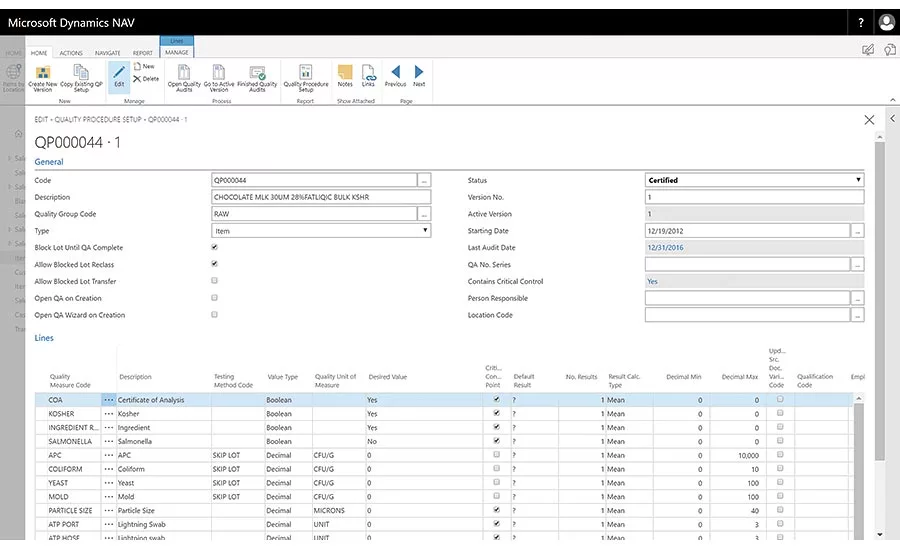 Food safety software provides traceability for snack and bakery production