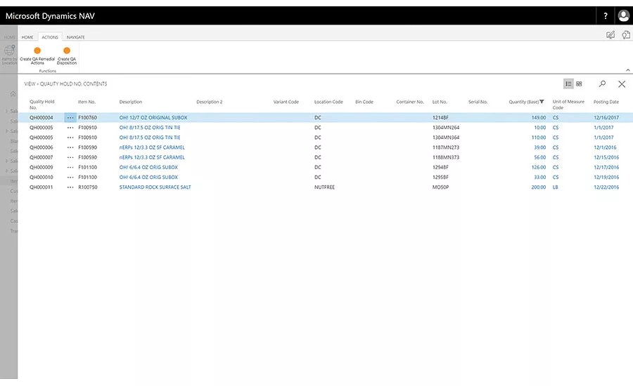Food safety software provides traceability for snack and bakery production