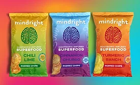 Mindright debuts first nootropic-infused popped chips