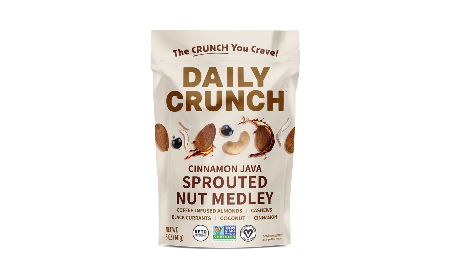 Daily Crunch launches Cinnamon Java Sprouted Nut Medley