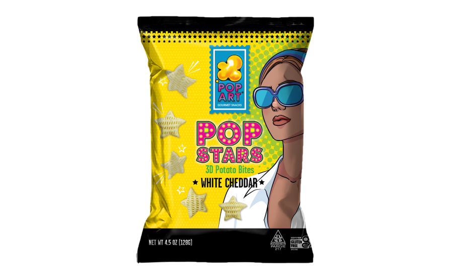 Pop Art Snacks introduces Pop Stars potato bites