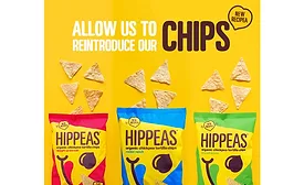 HIPPEAS rebrands tortilla chip line, debuts Sea Salt & Lime flavor