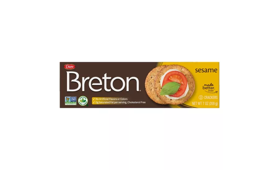 Breton Crackers introduces new look and nutritional claims