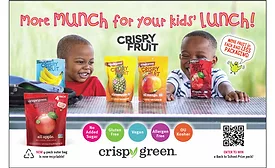 Crispy Green debuts redesigned packaging for Crispy Fruit line