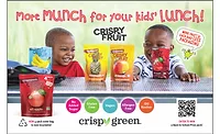 Crispy Green debuts redesigned packaging for Crispy Fruit line Crispy Green debuts redesigned packaging for Crispy Fruit line