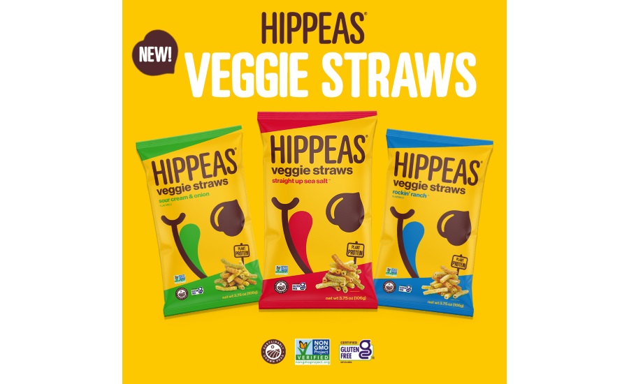 HIPPEAS debuts veggie straw line