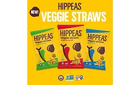 HIPPEAS debuts veggie straw line