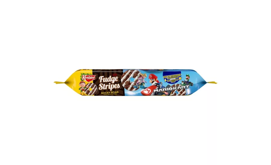 Keebler debuts limited-edition Mario Kart Fudge Stripes Rocky Road Cookies