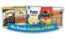 Utz announces fan-favorite snack food lineup to be sold at Publix