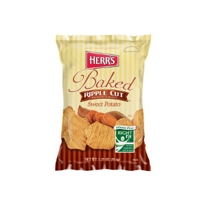 Herr's Sweet Potato Ripple Cut Baked Potato Crisps