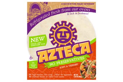 Azteca No Preservative Snack Size Tortillas