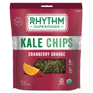 Rhythm Superfoods Orange Cranberry Kale Chips