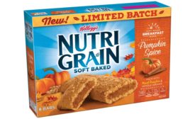 Nutri-Grain pumpkin spice breakfast bars
