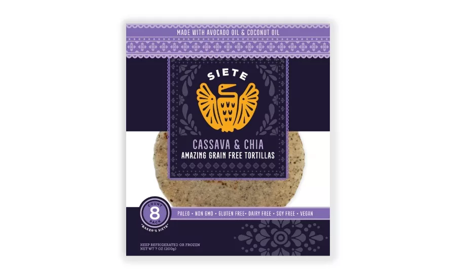 Siete grain-free Cassava and chia tortillas