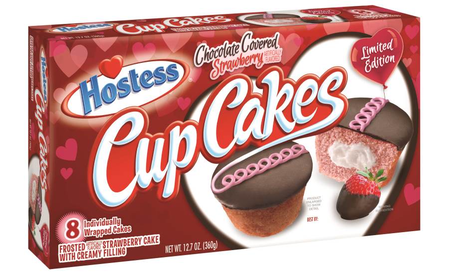 Hostess Chocolate Covered Strawberry Cupcakes