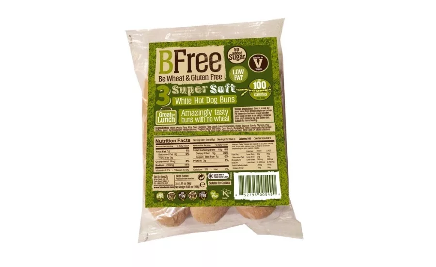 BFree brown seeded hot dog buns