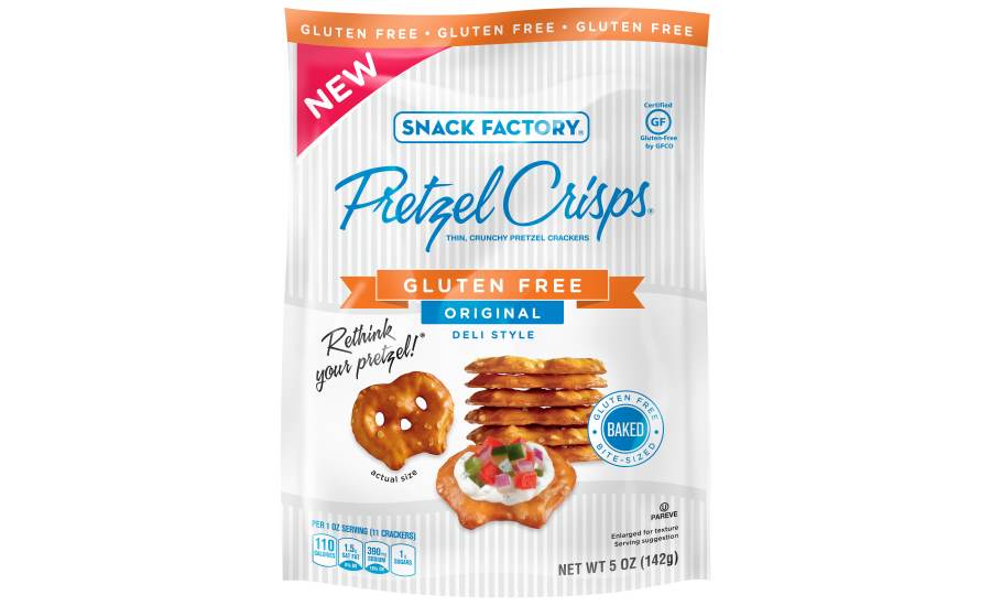 Snack Factory Deli Style gluten Free Original Pretzel Crisps